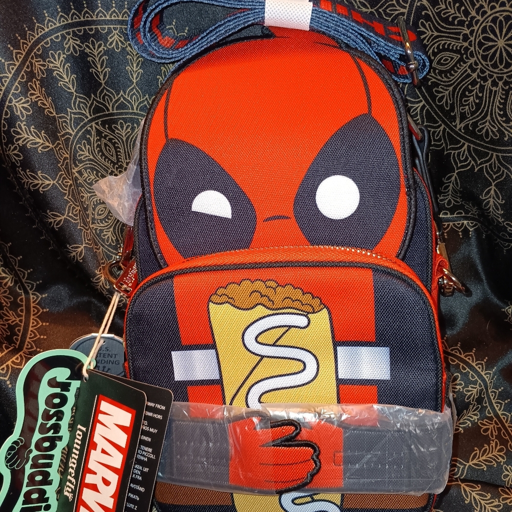 DeadPool Loungefly CrossBody NWT Men or Women's
